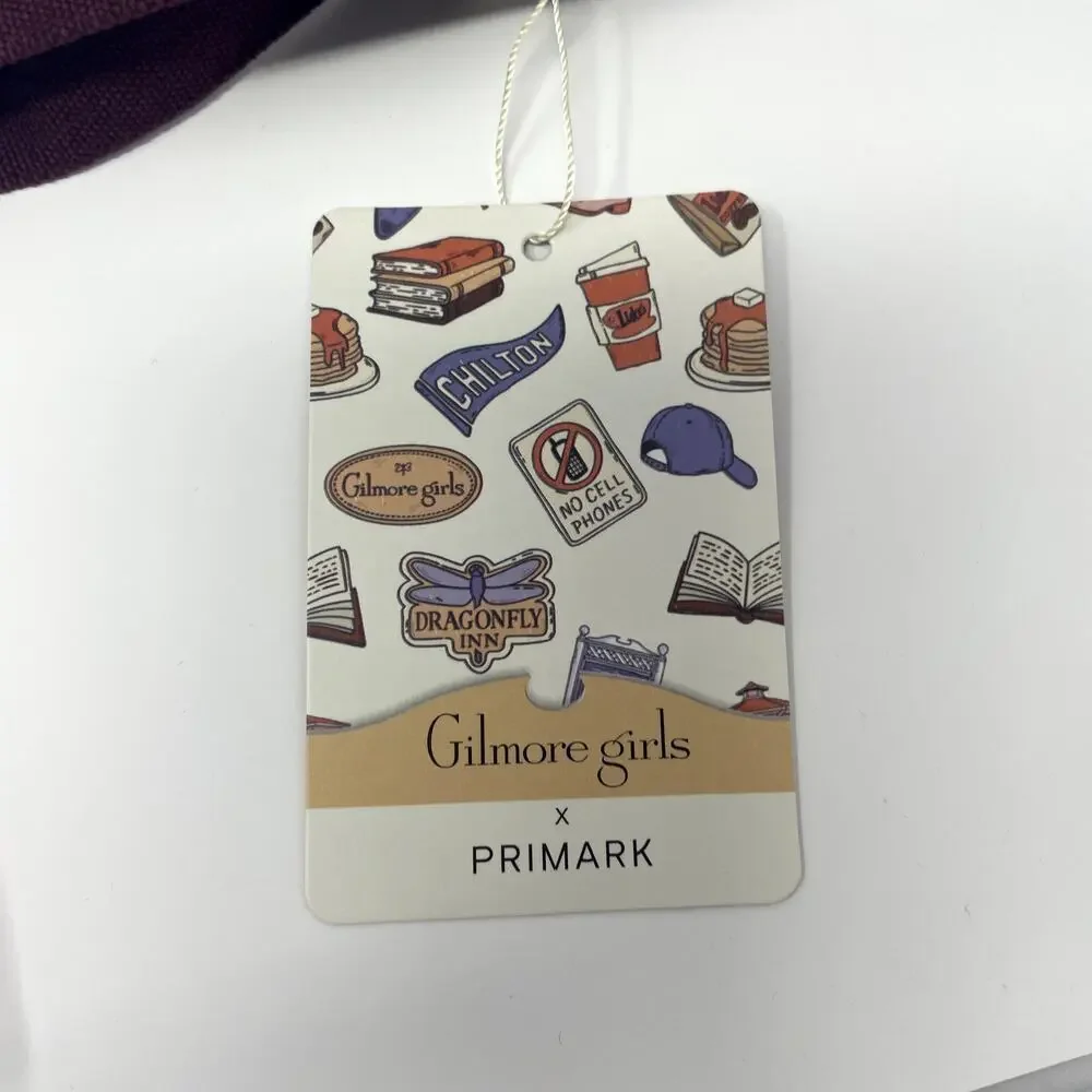 Gilmore Girls X Primark Pink Stars Hollow Tote Bag Reusable 100% Cotton